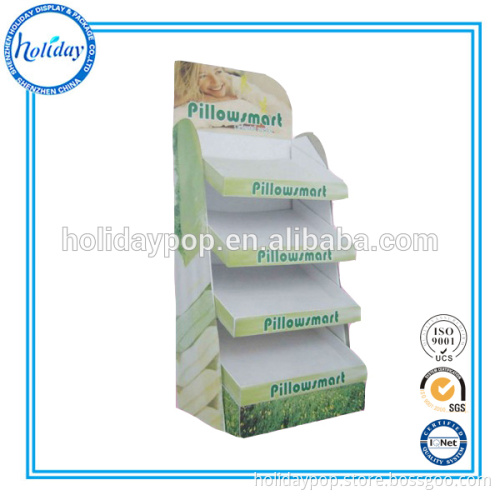 350gsm CCNB + K3 3mm cardboard floor display CMYK printing glossy lamination